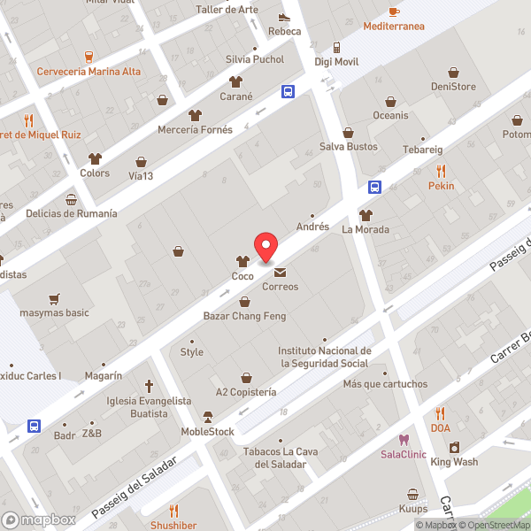 Map of Oficina Correos