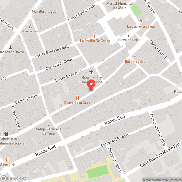 Map of Casa grau