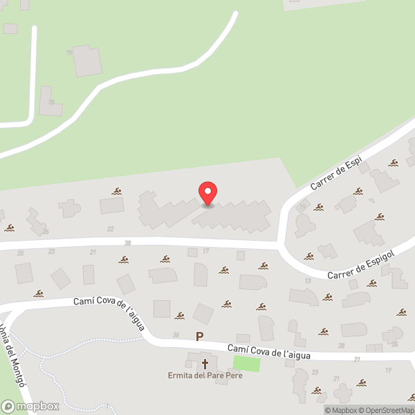 Map of Parc Natural del Montgó