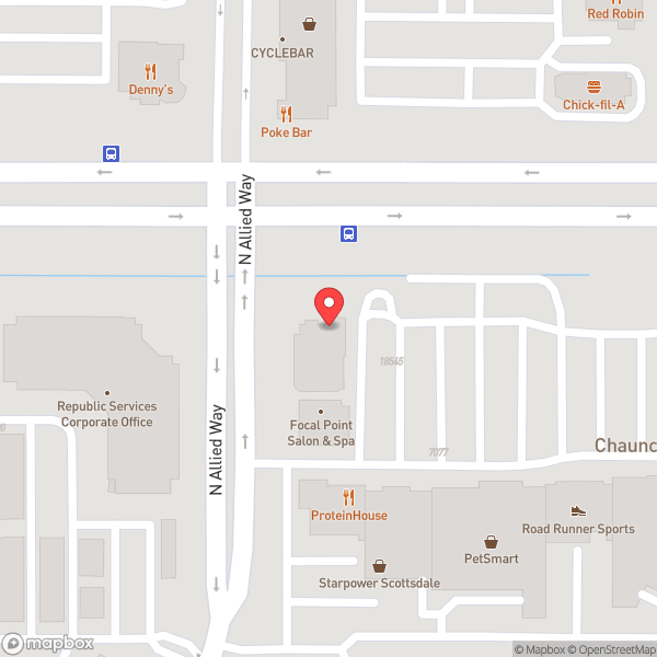 Map of Gordon Biersch Brewery Restaurant