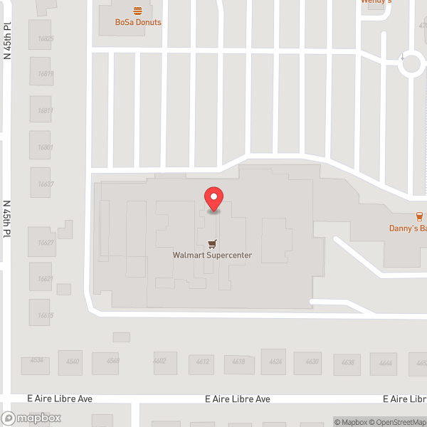 Map of Walmart Supercenter