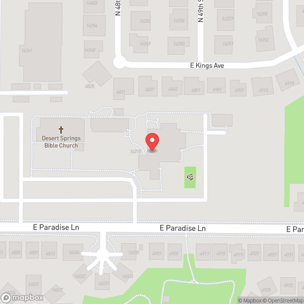 Map of Desert Springs Bible Church