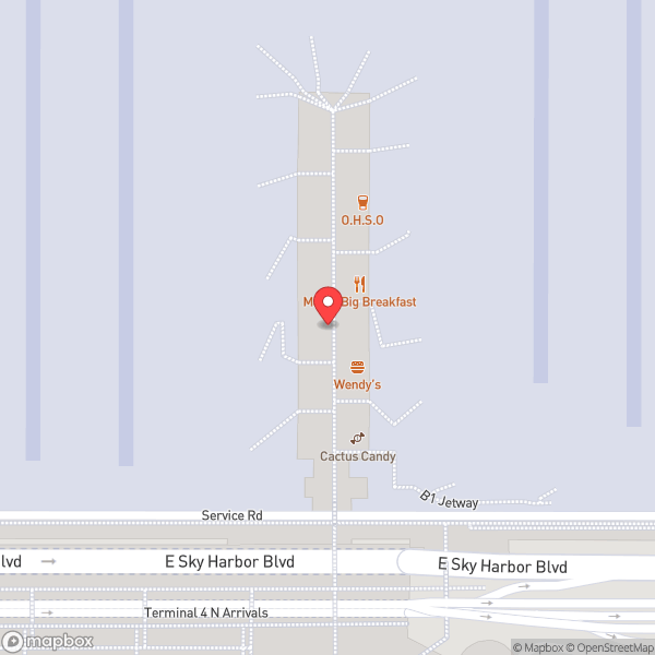 Map of Concourse B