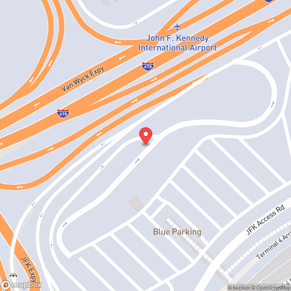 Map of John F. Kennedy International Airport (JFK)