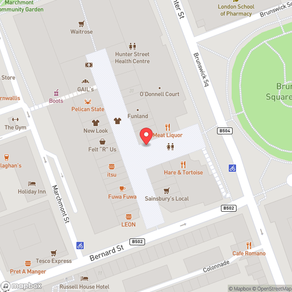 Map of The Brunswick
