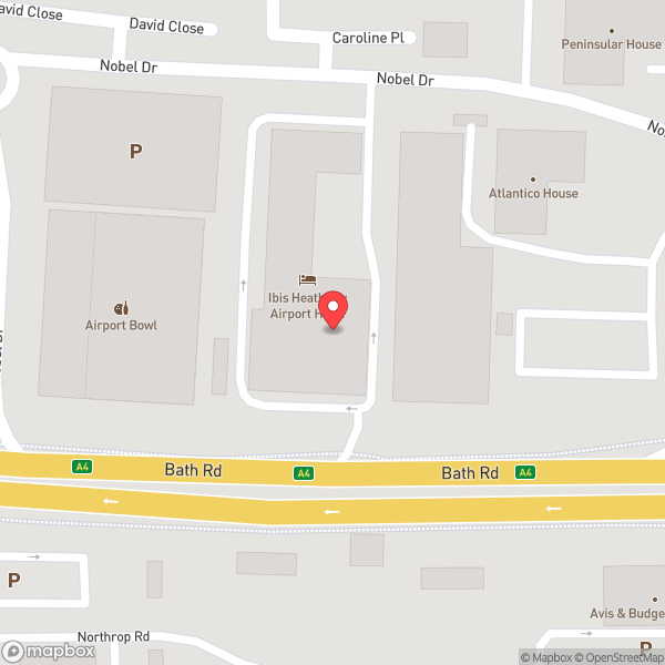 Map of ibis London Heathrow Airport