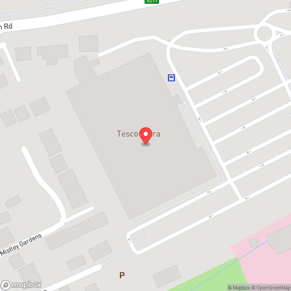 Map of Tesco Extra