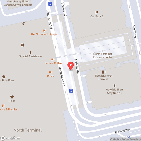 Map of Joe's Kitchen & Coffee House