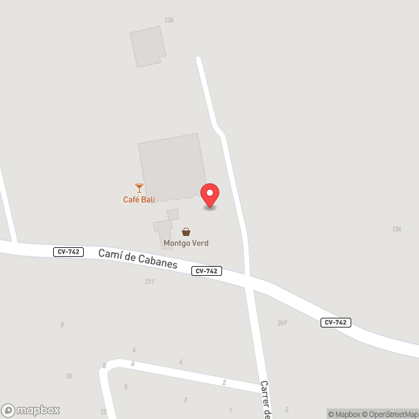 Map of Montgo Verd