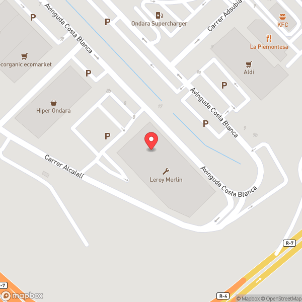 Map of AKI Bricolaje