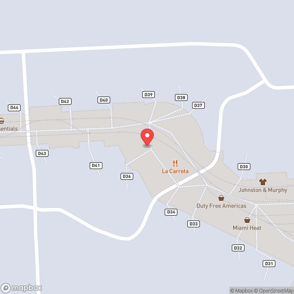 Map of Gate D36