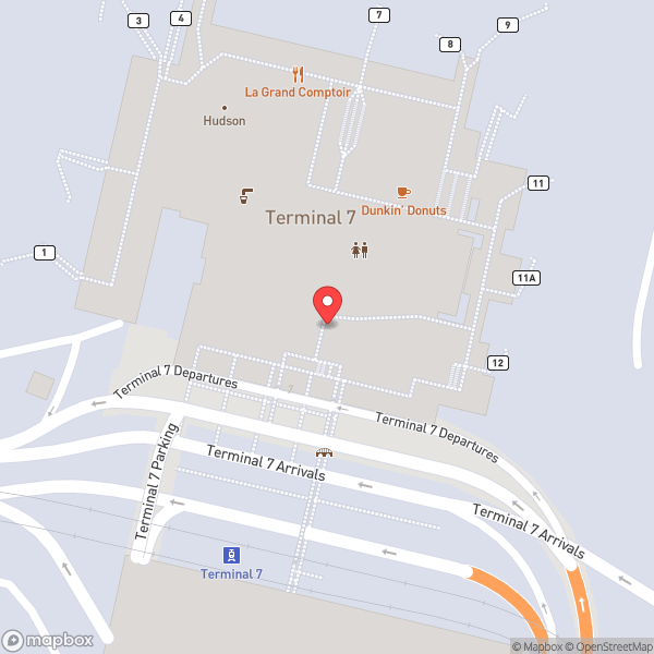 Map of TSA Security Screening