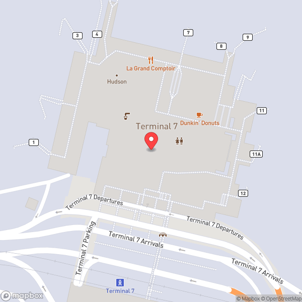Map of Terminal 7