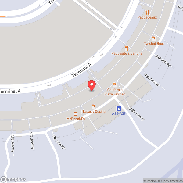 Map of Gate A34