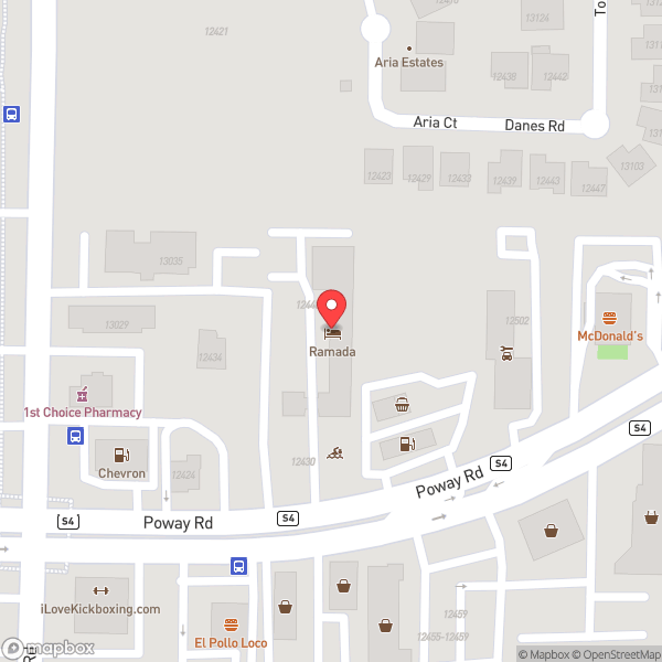 Map of Ramada by Wyndham San Diego Poway Miramar