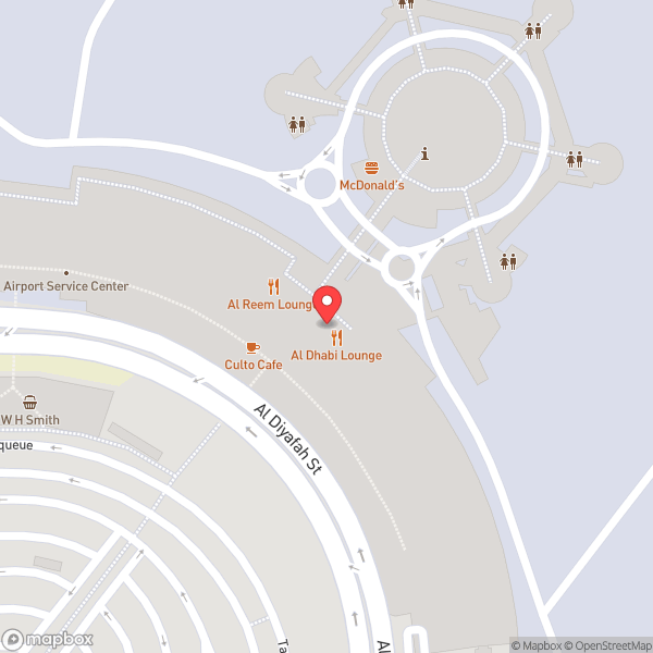 Map of Zayed International Airport (AUH) (مطار زايد الدولي)