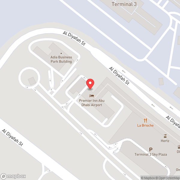 Map of Premier Inn Abu Dhabi International Airport
