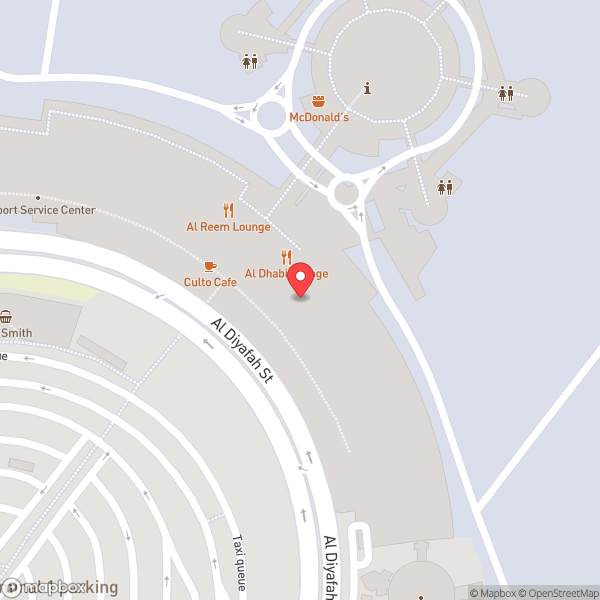 Map of Business Class Check-in