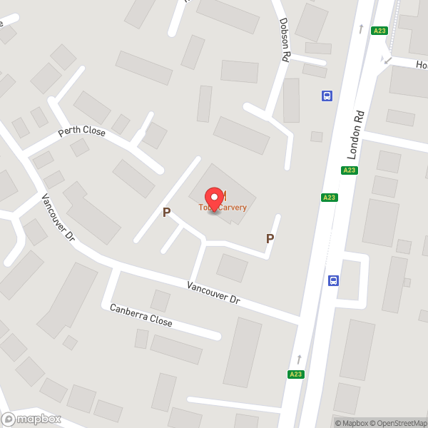 Map of Toby Carvery