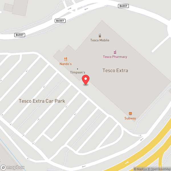 Map of Tesco Extra