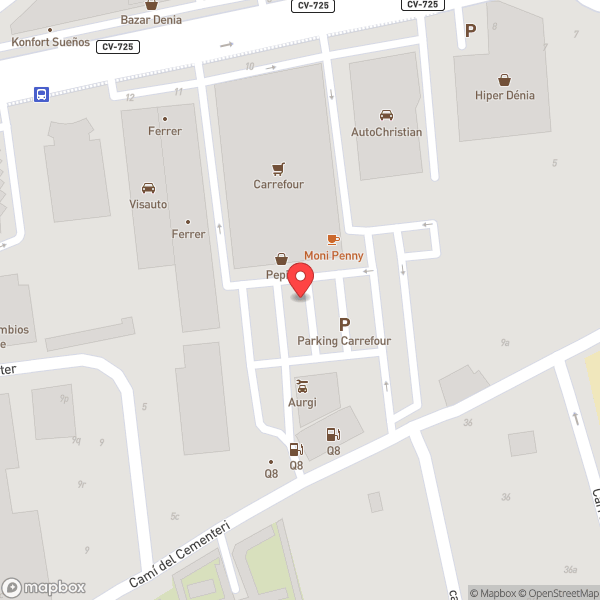 Map of Carrefour