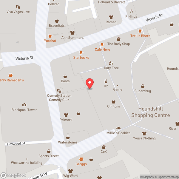 Map of KFC