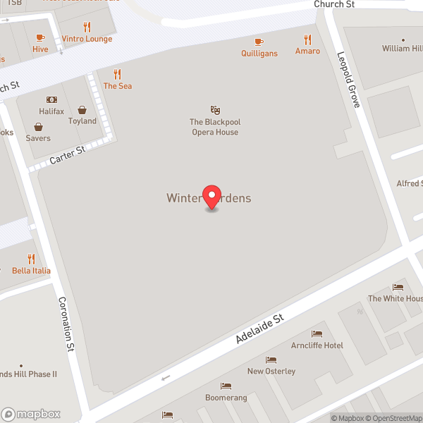 Map of Winter Gardens