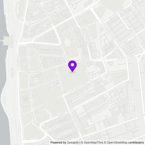 Map of Blackpool Opera House