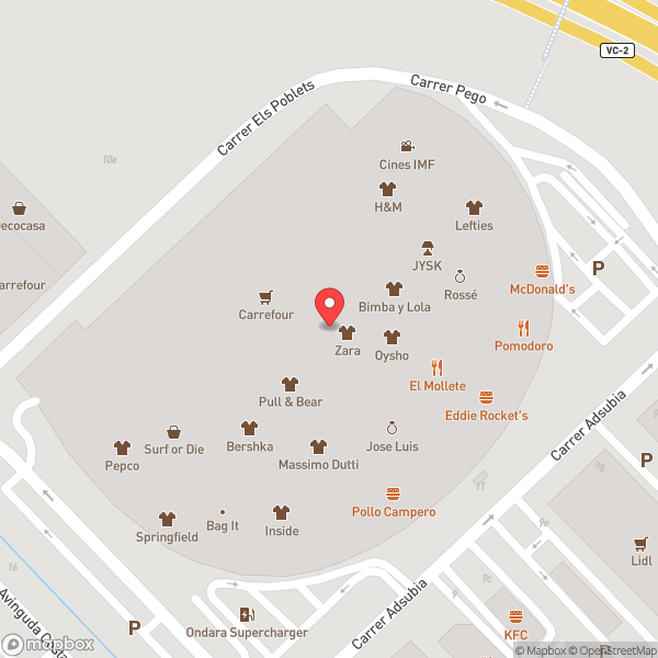 Map of Vodafone