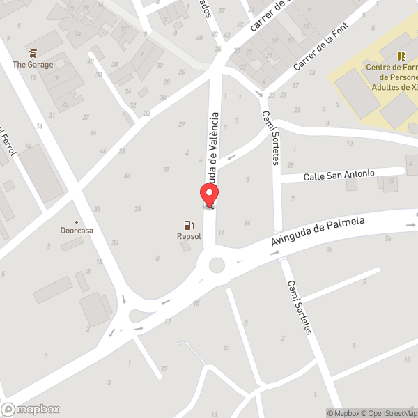 Map of Estación de Servicio Repsol