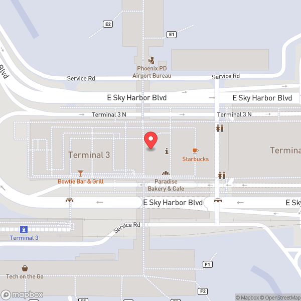 Map of Baggage Claim