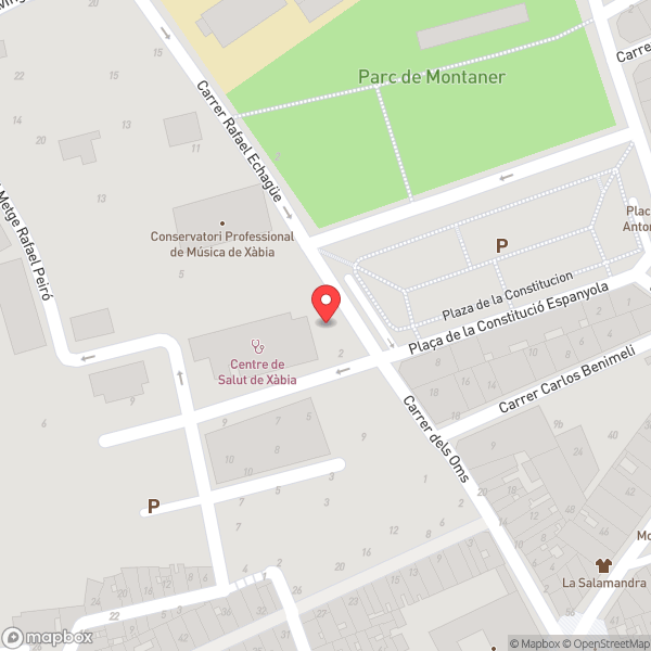 Map of Centre de Salut