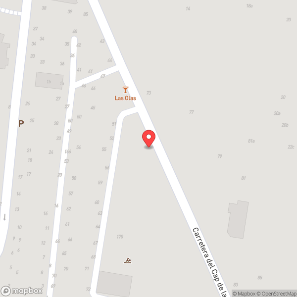 Map of Bar Las Olas