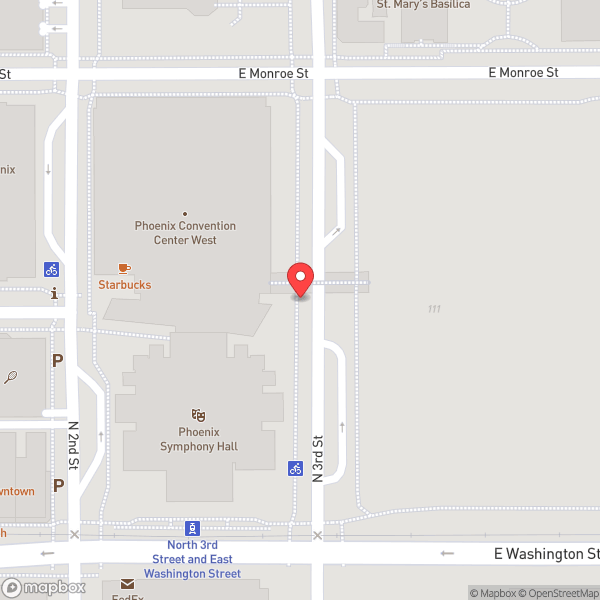 Map of Phoenix Convention Center