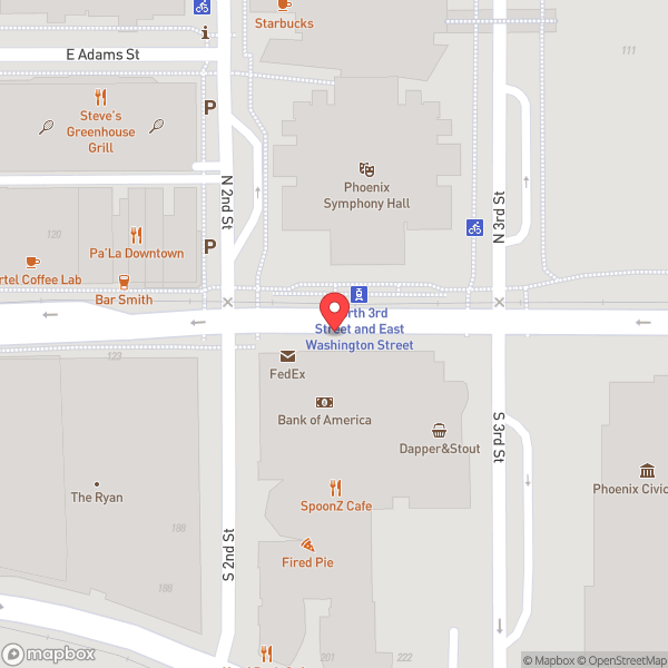 Map of Bank of America Tower