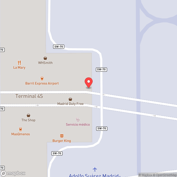 Map of Sala VIP Iberia Velázquez