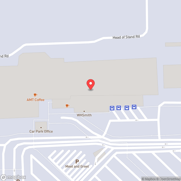 Map of Arrivals Hall
