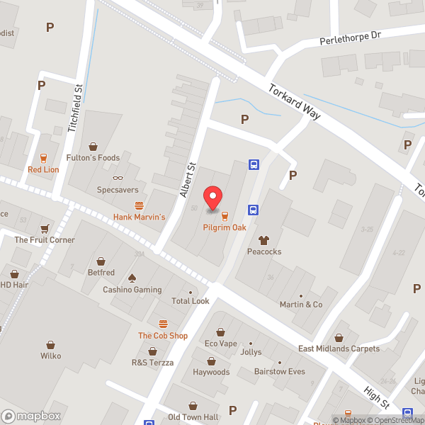 Map of Hucknall
