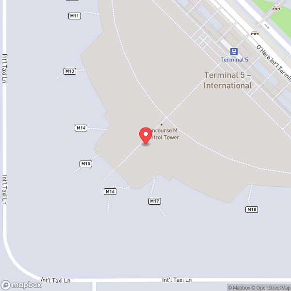 Map of Terminal 5 Baggage Claim