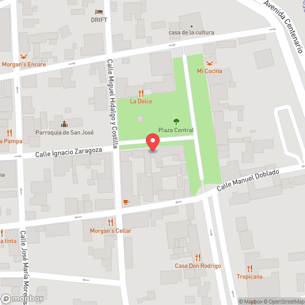Map of Historical Center (Centro Histórico)