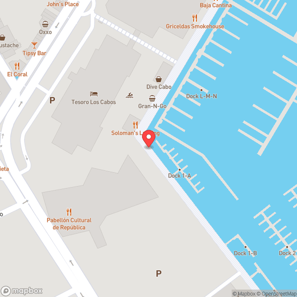 Map of Captain Tony's