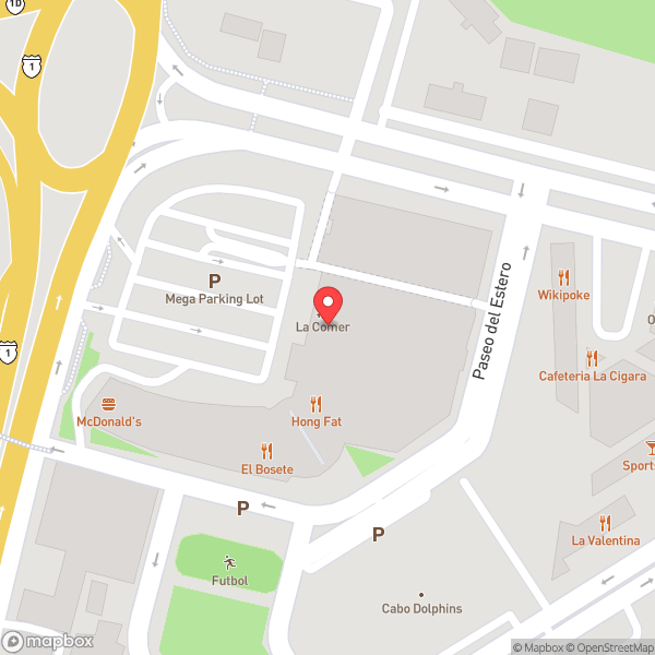 Map of Mega Comercial Mexicana