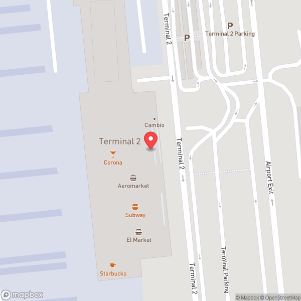 Map of Terminal 2
