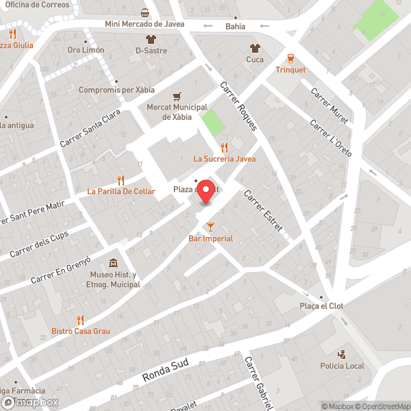 Map of Bar Imperial