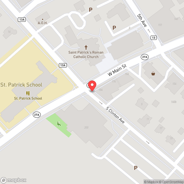 Map of Rolling Pin By The Bay