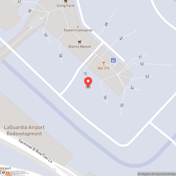Map of LaGuardia Airport (LGA)