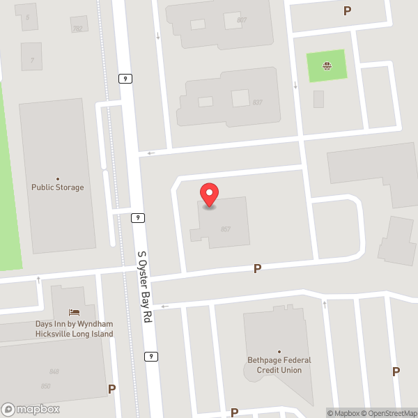 Map of ACLD Bethpage