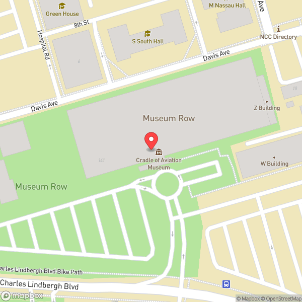 Map of Cradle of Aviation Museum