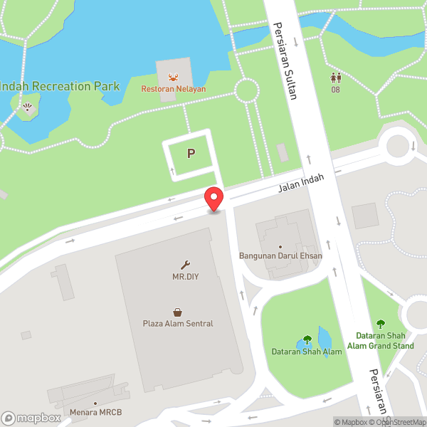 Map of Shah Alam