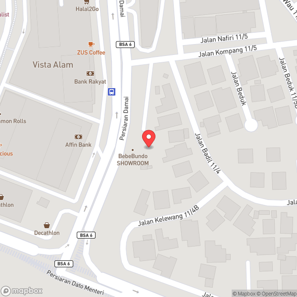Map of Helipad Section 12 Shah Alam